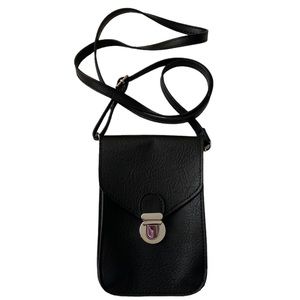 Cell Phone Black Touchless Crossbody Bag